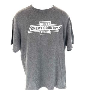Chevy Country Men’s Gray T-shirt XL